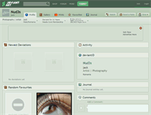 Tablet Screenshot of nud3s.deviantart.com