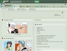 Tablet Screenshot of elaine191.deviantart.com