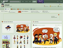Tablet Screenshot of m2cool.deviantart.com