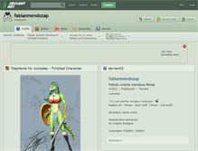 Tablet Screenshot of fabianmendozap.deviantart.com