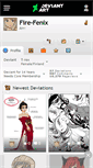 Mobile Screenshot of fire-fenix.deviantart.com