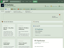 Tablet Screenshot of ff-fanfiction.deviantart.com