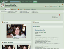 Tablet Screenshot of buddypalmaidria.deviantart.com