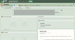 Desktop Screenshot of kyleeplz.deviantart.com