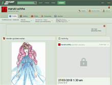 Tablet Screenshot of maruki-uchiha.deviantart.com