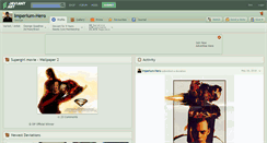 Desktop Screenshot of imperium-hero.deviantart.com
