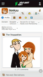 Mobile Screenshot of lionkyu.deviantart.com