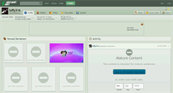 Desktop Screenshot of luffy316.deviantart.com