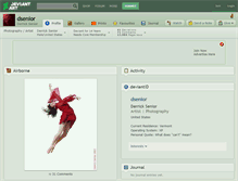Tablet Screenshot of dsenior.deviantart.com