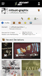 Mobile Screenshot of mitsuki-graphix.deviantart.com