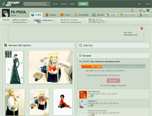Tablet Screenshot of pk-psdol.deviantart.com