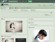 Tablet Screenshot of drarock.deviantart.com