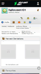 Mobile Screenshot of halloween101.deviantart.com