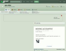 Tablet Screenshot of amc-dbzr.deviantart.com