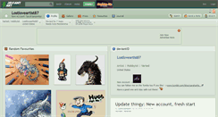 Desktop Screenshot of lostloveartist87.deviantart.com