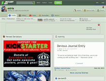 Tablet Screenshot of estria.deviantart.com