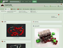 Tablet Screenshot of mazdrunka.deviantart.com