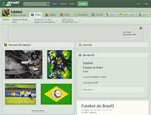 Tablet Screenshot of futebol.deviantart.com