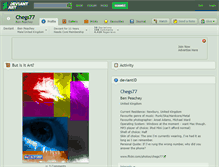 Tablet Screenshot of chegs77.deviantart.com