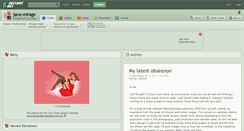 Desktop Screenshot of jane-mirage.deviantart.com