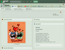 Tablet Screenshot of baruca.deviantart.com