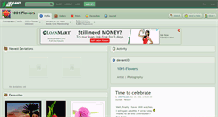 Desktop Screenshot of 1001-flowers.deviantart.com