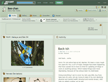 Tablet Screenshot of bee-chan.deviantart.com