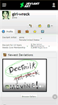 Mobile Screenshot of girl-wreck.deviantart.com