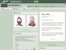 Tablet Screenshot of demolitionboys.deviantart.com