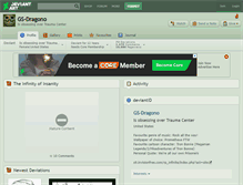 Tablet Screenshot of gs-dragono.deviantart.com