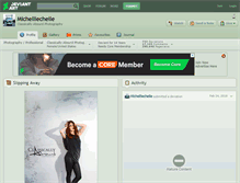 Tablet Screenshot of michelliechelle.deviantart.com