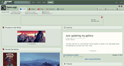 Desktop Screenshot of demi-urgic.deviantart.com