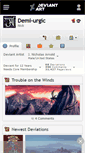 Mobile Screenshot of demi-urgic.deviantart.com