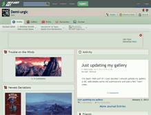 Tablet Screenshot of demi-urgic.deviantart.com