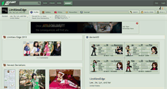 Desktop Screenshot of limitlessedge.deviantart.com