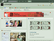 Tablet Screenshot of limitlessedge.deviantart.com