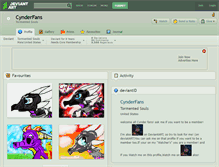 Tablet Screenshot of cynderfans.deviantart.com