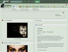 Tablet Screenshot of nickilroy.deviantart.com