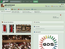 Tablet Screenshot of gdsworld-stock.deviantart.com