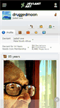 Mobile Screenshot of druggedmoon.deviantart.com