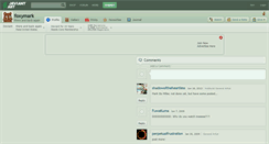 Desktop Screenshot of foxymark.deviantart.com