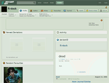 Tablet Screenshot of ft-stock.deviantart.com