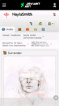 Mobile Screenshot of naylasmith.deviantart.com