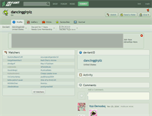 Tablet Screenshot of dancinggirplz.deviantart.com