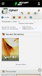 Mobile Screenshot of cipherr.deviantart.com
