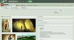 Desktop Screenshot of darkless.deviantart.com