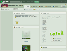 Tablet Screenshot of outstanding-artists.deviantart.com