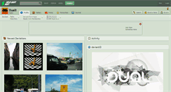 Desktop Screenshot of dualii.deviantart.com