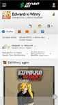 Mobile Screenshot of edward-x-winry.deviantart.com