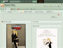 Tablet Screenshot of edward-x-winry.deviantart.com